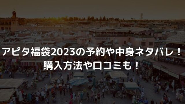 アピタ福袋2023の予約や中身ネタバレ！購入方法や口コミも！